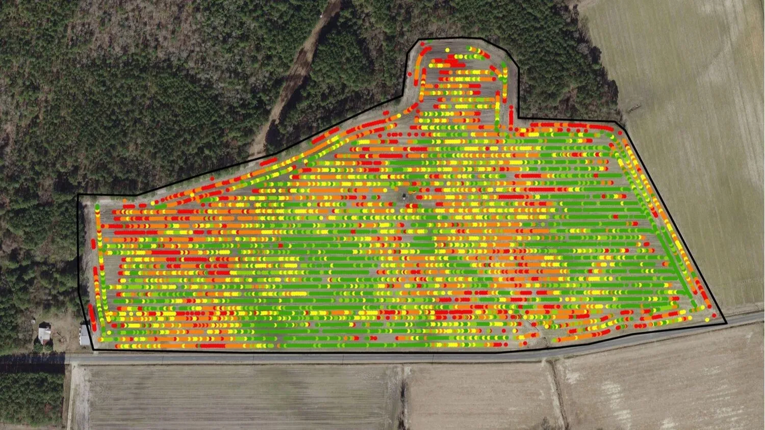 Zone-based field management map